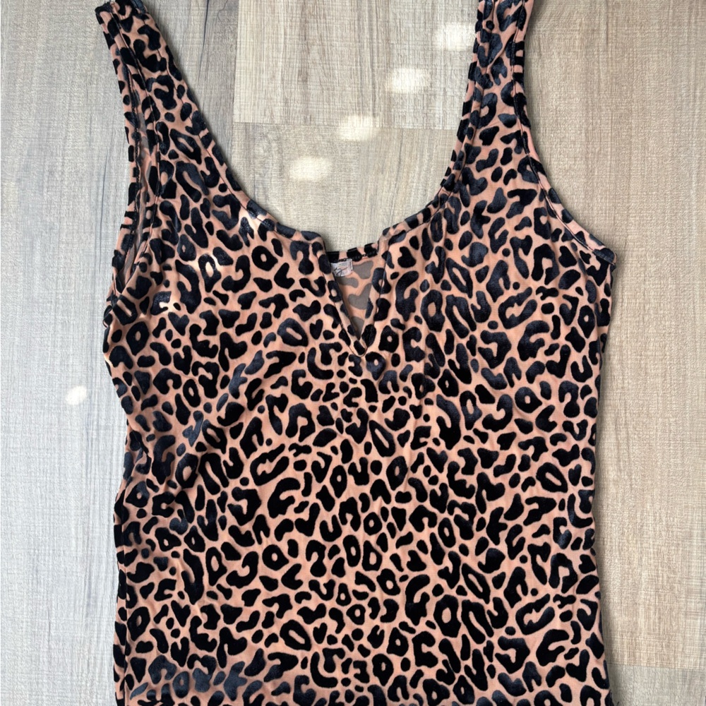 Leopard Print Tank Top